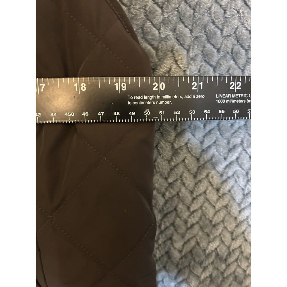 Ariat Dilon 2.0 Reversible Insulated Vest Womens M Brown Quilted Fleece Lined - Picture 4 of 5